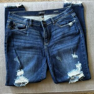 Judy Blue Skinny Fit Distressed denim jeans 15/32